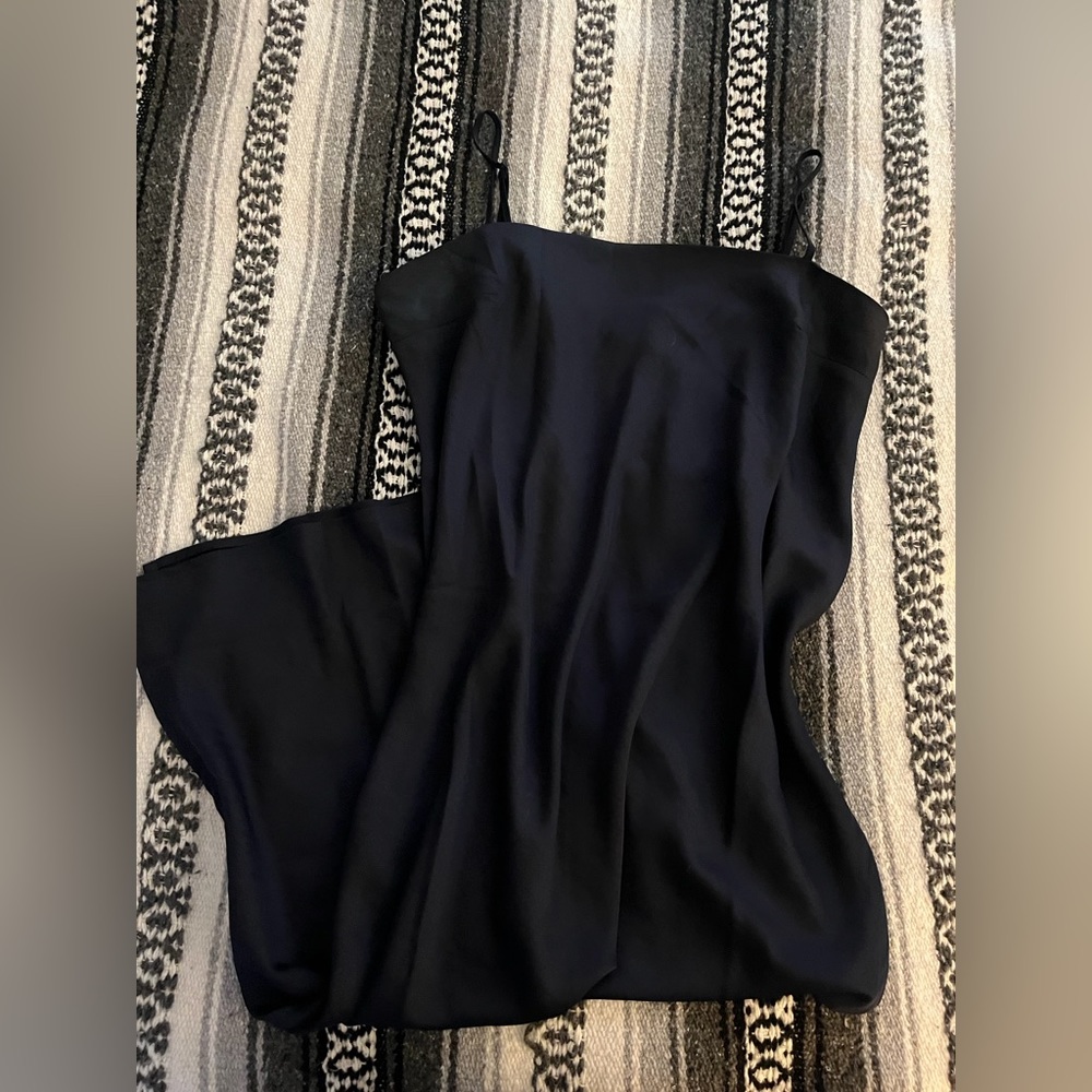 Long blue dress